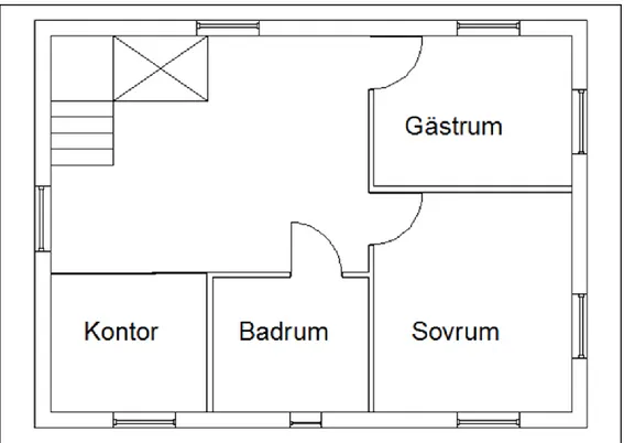 Figur 6: Planlösning våning 2  