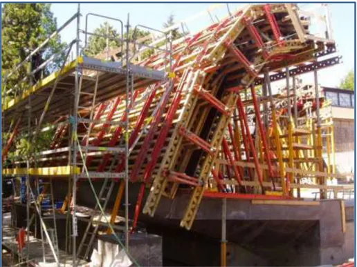 Fig. 4: Complex formwork for the Ordrupgaard extension manufactured with a high level of  craftsmanship