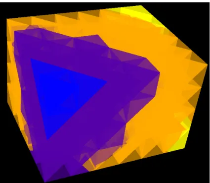 Fig. 8. Transparent Tetrahedron Mesh