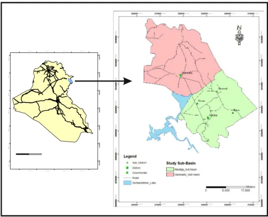 Figure 1. Location map of study basin.