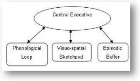FIGUR 2: BADDELEYS MODELL AV ARBETSMINNET (http://www.psy.ed.ac.uk/resgroup/Dual- (http://www.psy.ed.ac.uk/resgroup/Dual-Task/images/baddeley.JPG) 