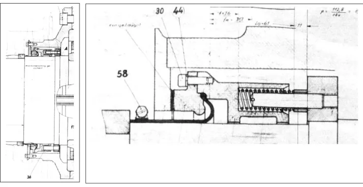 Figure 13. Cross section of raw mill 7th grinding roller. 