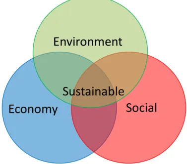 Figure	1	Sustainable	development	model	