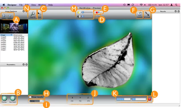 Figure 13 - Prototype 1 (A screenshot of Prototype 1 without  descriptions can be found in appendix 2).