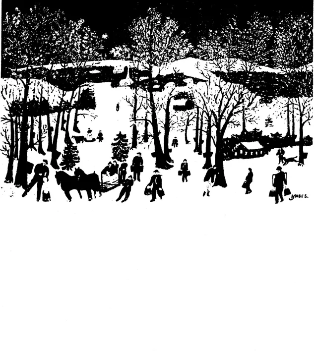 Illustration  10:  Grandma  Moses.  Maple  Bush,  1953.  Oil  on  canvas •  ti  n  x  1 8 &#34; •  F o rme r  co 11 e ct ion  Lou  i  s  J  •  Ca 1 do r  • 