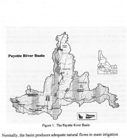 Figure  1:  The Payette River Basin 