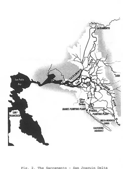 Fig.  2.  The  Sacramento  - San  Joaquin  Delta 