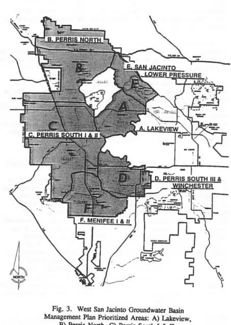 Fig.  3.  West San Jacinto  Groundwater  Basin  Management  Plan  Prioritized  Areas:  A)  Lakeview, 