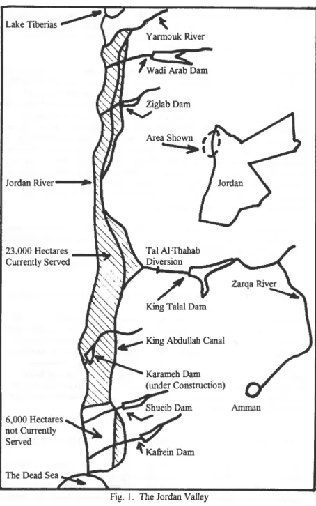 Fig . I .  The Jordan Valley 