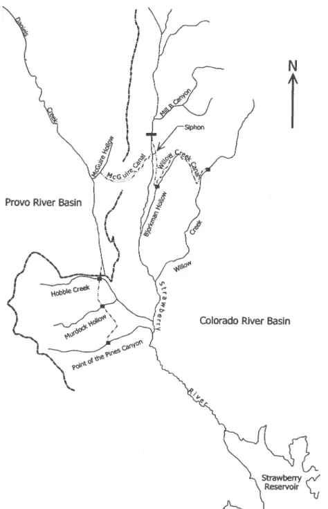 Figure 2.  Second Transbasin Diversion via McGuire Canal and Tunnel-l 892 