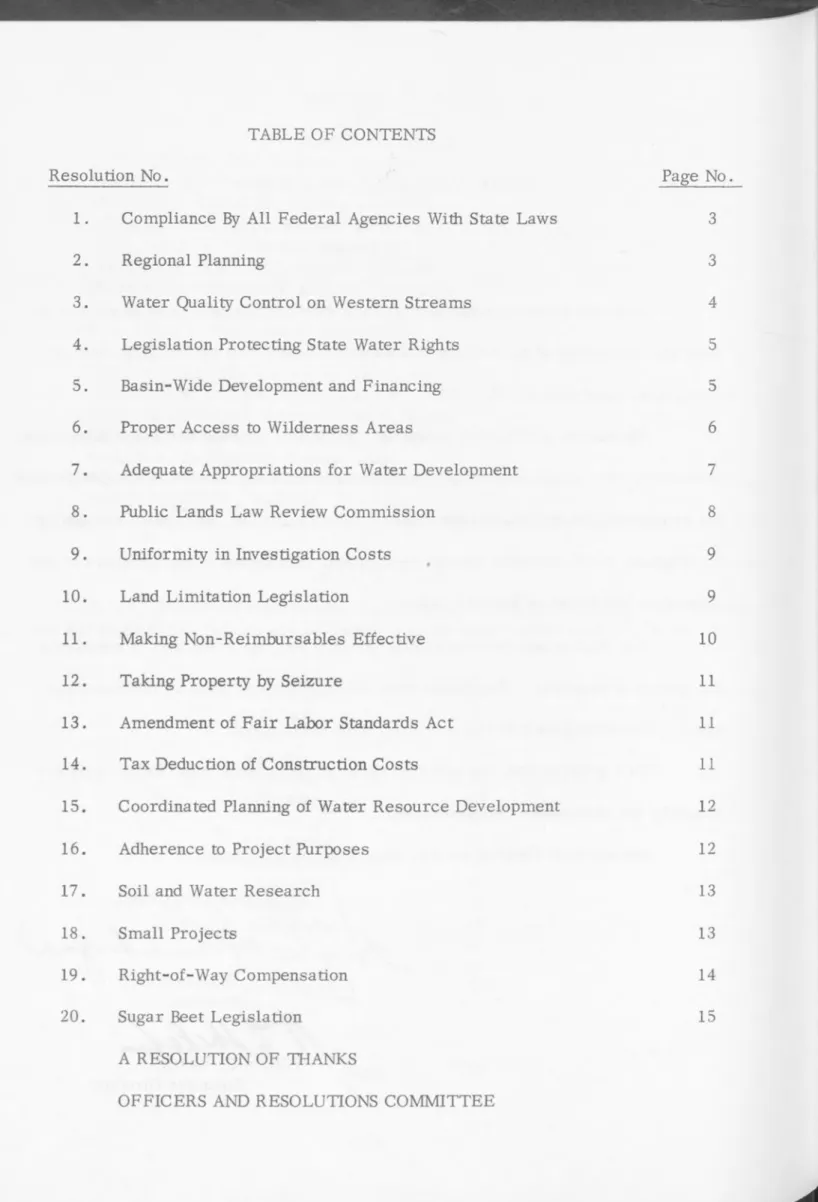 TABLE  OF  CONTENTS