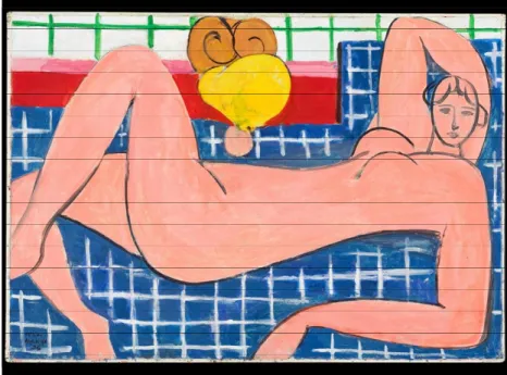 Figure 7:  Henri Matisse, Large Reclining Nude, 1935  oil on canvas, 26 1/8″ x 36 3/4″ 