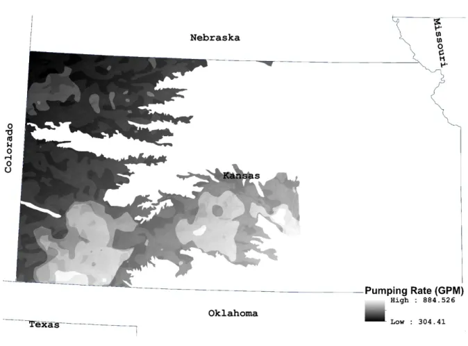 Figure 7: Predicted Pumping Rates in Kansas, 2006-2013. 