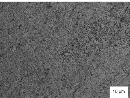 Figure 4.8: LOM micrograph of the as-solidified weld metal of a submerged arc weld using Oerlikon flux in as-welded condition.