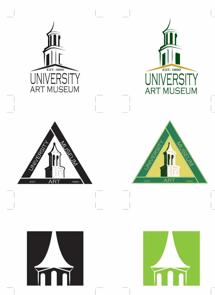 Figure 6: Art Museum Logos.  