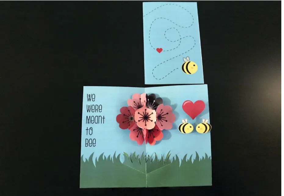 Figure 10: Valentine's Day Pop-Up Card 