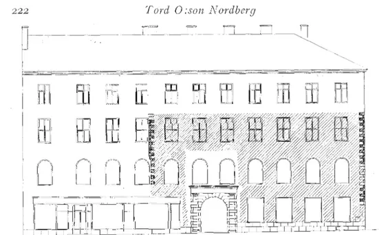 Fig.  J.  11lteckningsbankens  hus,  Stockholm;  fasad  INot  Gustav  Adolfstorg  och  Predsgatan