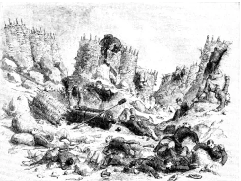 Fig.  1.  Inne  i  »The  Mamelon»:  ur  The  Illustrated  London  News,  den  7  juli  1855