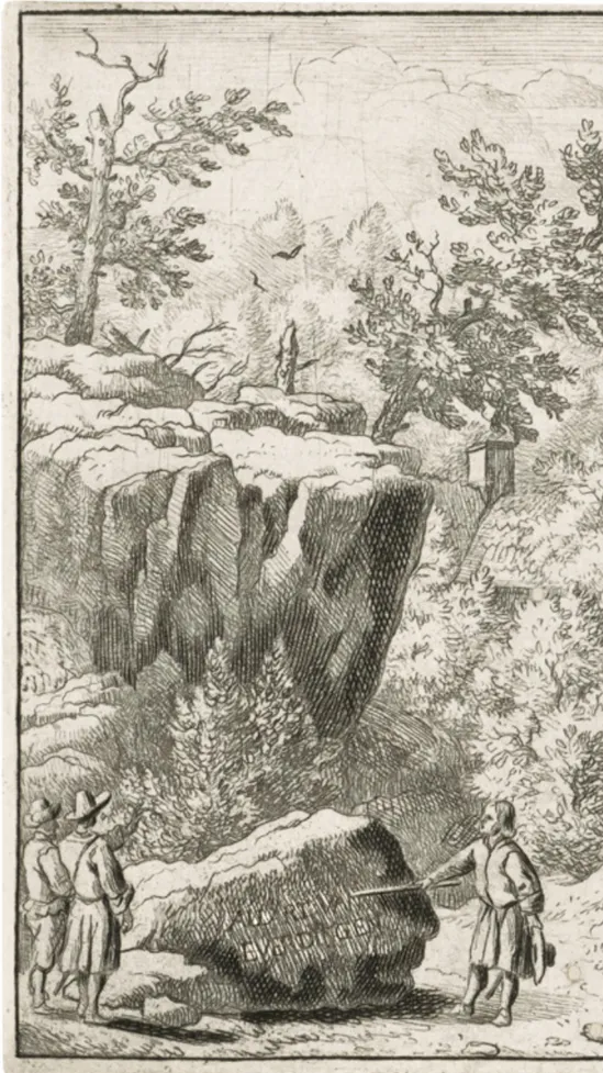 Fig. 1. Landscape with man  with pointer (Landschap  met man met aanwijsstok). 