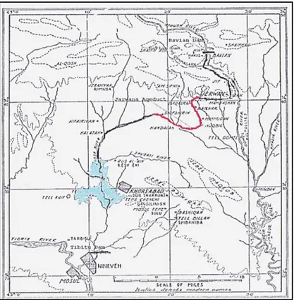 Figure 1: King Sennacherib Dams and Irrigation Works   