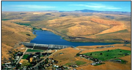 Figure 13: View of Willow Creek Dam [12]. 
