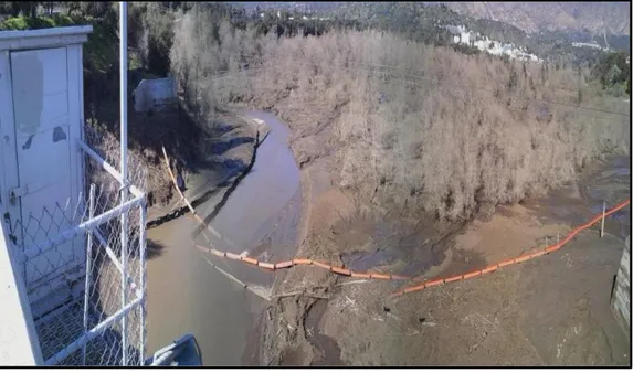 Figure 5: Upstream view of the Reservoir upstream of the dam  (Photograph is dated 2nd February 2010) [6]