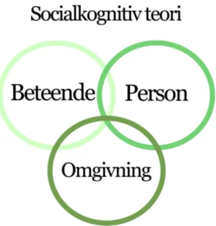 Figur 1. En modifierad figur som beskriver Socialkognitiva teorin (Bandura, 1995).  