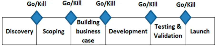 Figure 4 - Stage-gate processes adapted from Cooper (2008). 