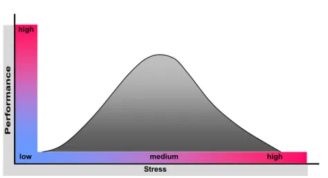 Figure 1: Stress versus performance relationship curve [3].