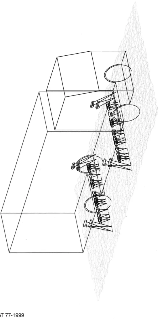 Figur 2.3:Lasrarnasplac eringilängs-och tvärled