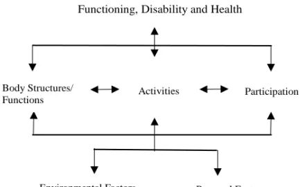 Figure  1.  The  International  Classification  of  Functioning,  Disability  and  Health:  Child  and  Youth version (WHO, 2007)