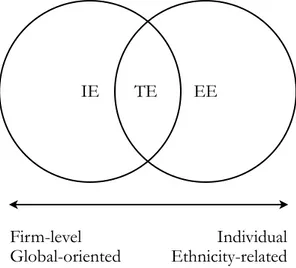 Figure 1 - Spectrum of  IE, TE, and EE definition