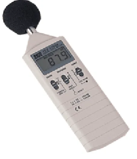Figur 6. Ljudnivåmätare av modell TES 1350A 