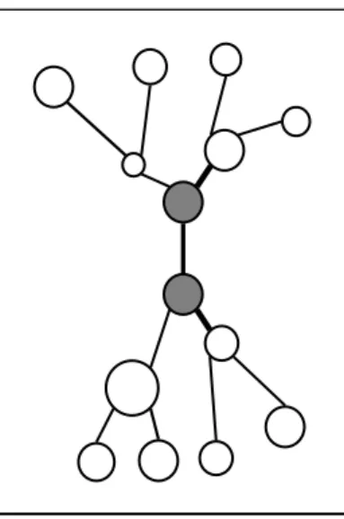 Figure 2.4 Showing business network as connected relationships. 