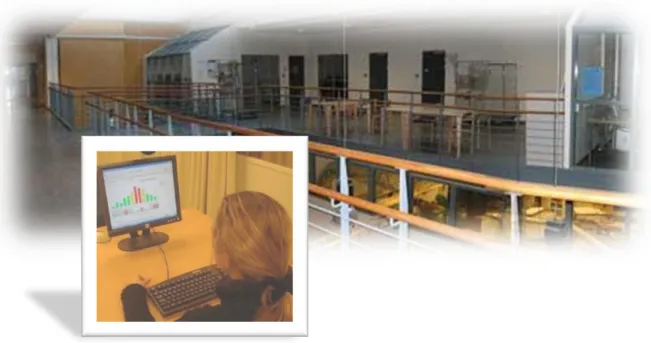 Figur 3.  Användartester på mUX lab vid Mälardalens högskola