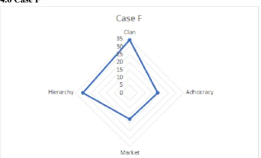 Figure 8. OCAI Diagram Case F 