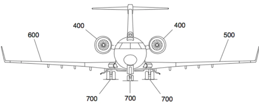 Figur 4. Bild på flygplanskroppen. 