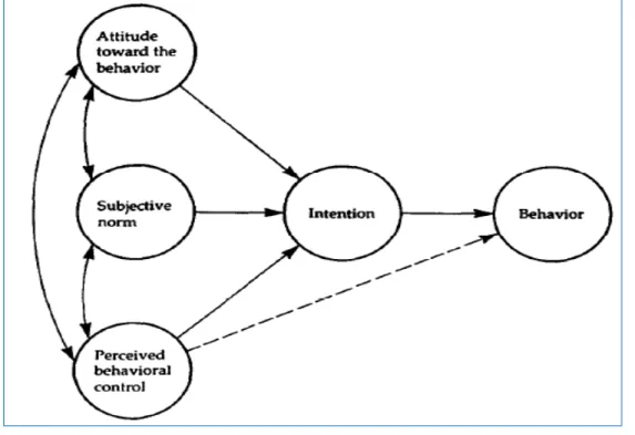 Figure 3 Theory of Planned Behaviour (Ajzen, 1991) 2.4.2 Technology Acceptance Model (TAM)