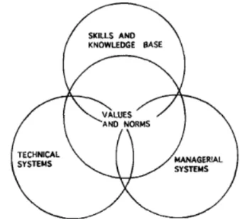 Figure 2.5 The four dimensions of core capability (Leonard-Barton, 1992).