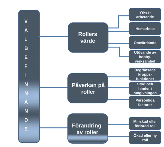 Fig. 1 Schematisk bild över kategorier. 