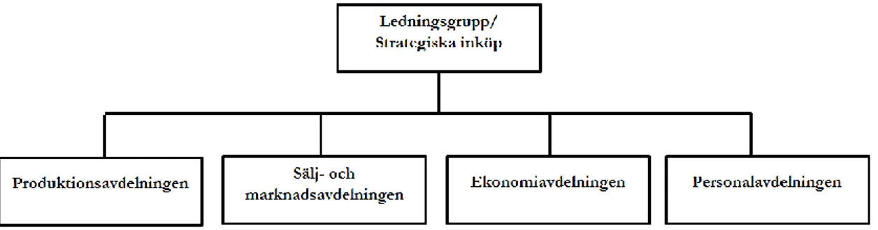 Figur 2 Funktionell struktur, efter Baily et al. (2005). 