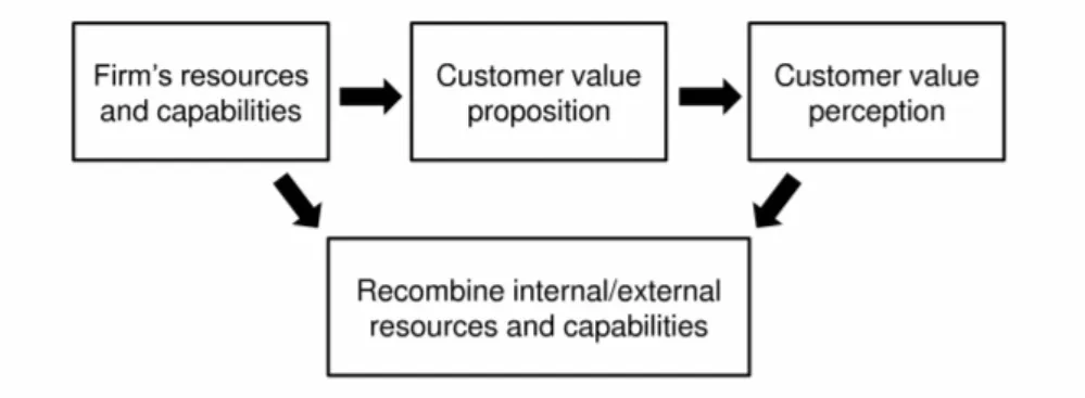 Figure 2.1 Customer value creation strategy (Shanker, 2012) 