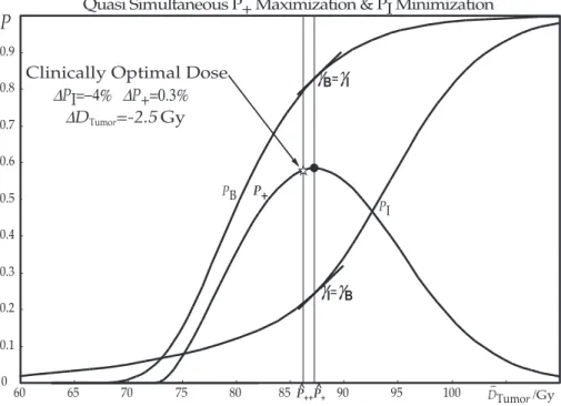 Figure 6.2: The P ++ optimization strategy applied on a three field treatment plan for a prostate cancer