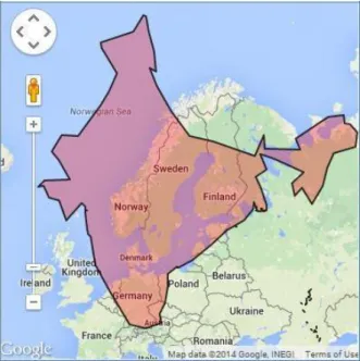Figure 4:  Geographic comparison India &amp; Sweden 