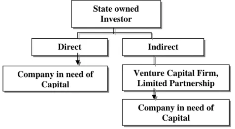 Figure 3. Direct/Indirect investments of state- owned investors (own creation)  3.1.3 The investment process 