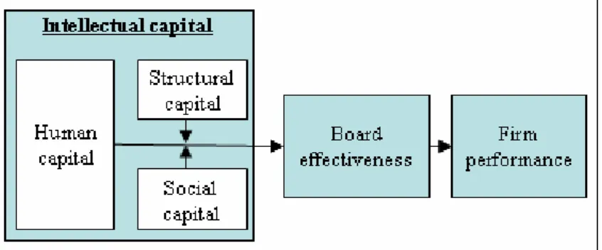 Figure 2-1 The board as a competitive advantage (achieved from Nicholson and Kiel, 2004) 