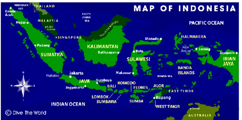 Figure 1. Map of Indonesia 