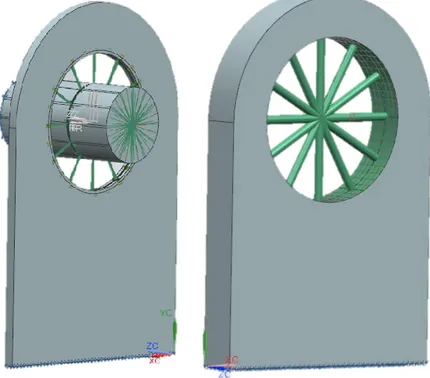 Figure 2-1 The two kinds of structures the development of the models were performed on 