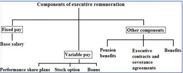 Figure 1  Components of executive remuneration 