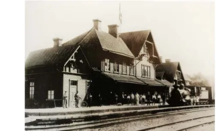 Figur  8  -  Detaljplan för Karlsborgs stationshus (Karlsborgs kommun,  1985) 